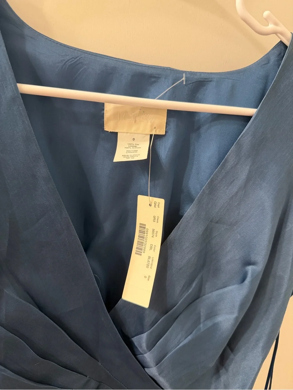 NWT J.Crew 100% Silk dress